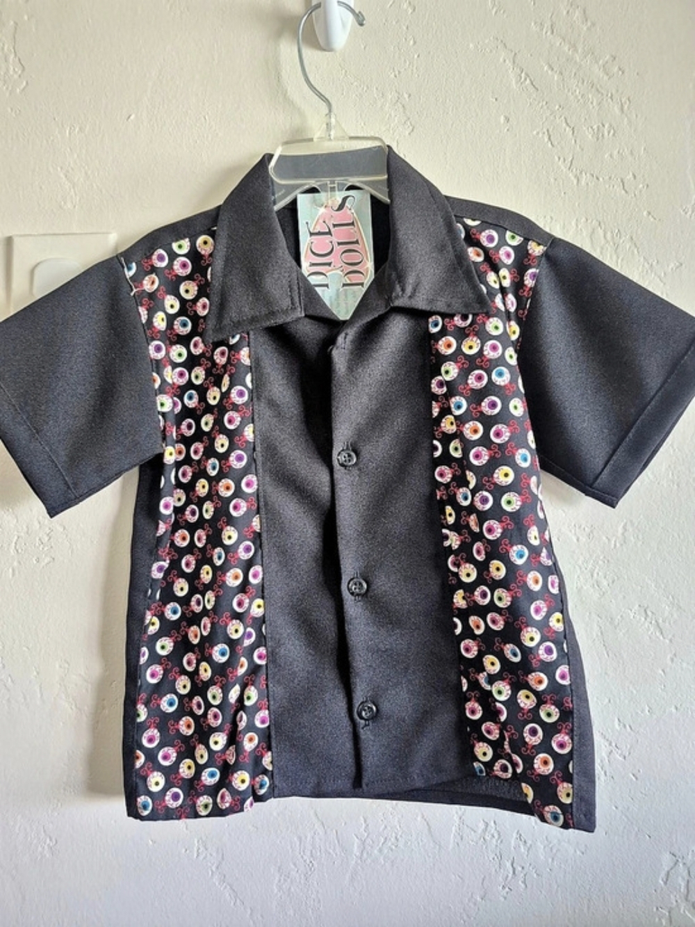Kids Rockabilly Eyeball Button Up